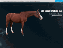 Tablet Screenshot of millcreekstables.com